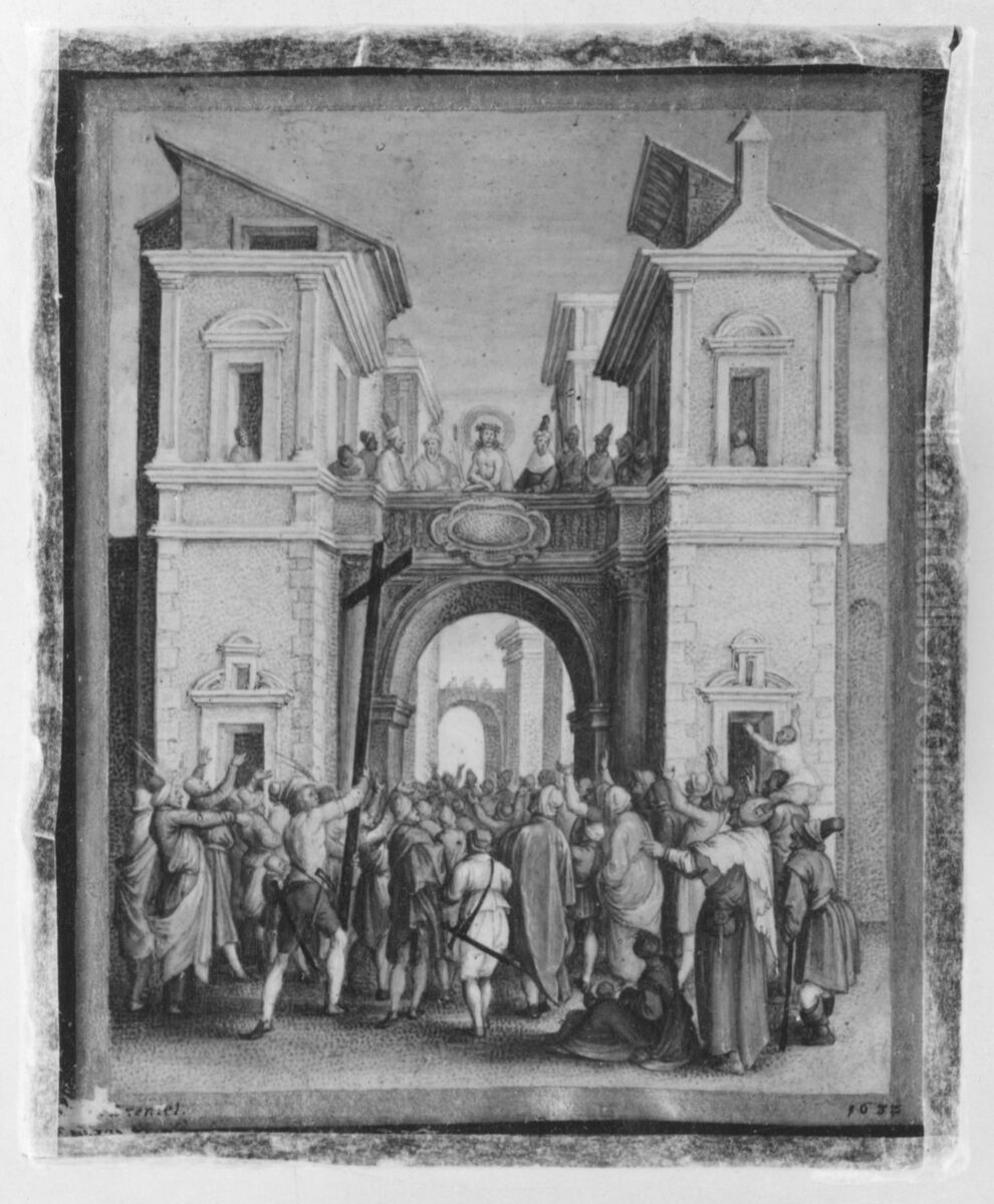 Kristus gisslas Oil Painting by Friedrich The Elder Brentel