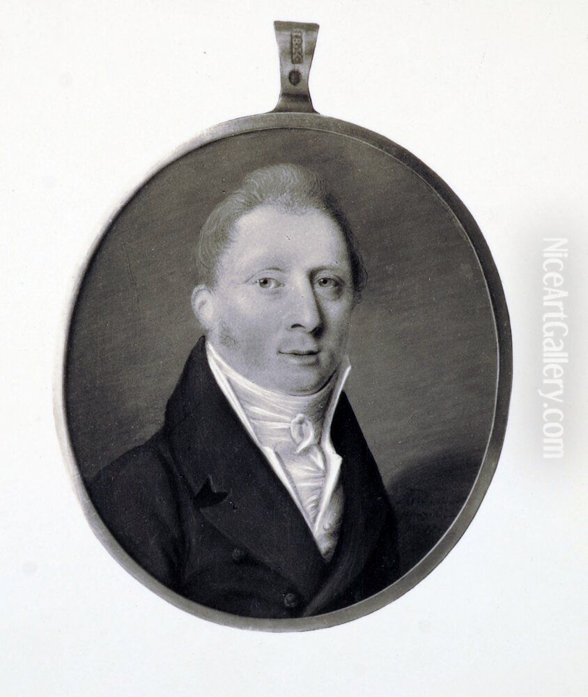 Okand man Oil Painting by Anders Gustaf Andersson