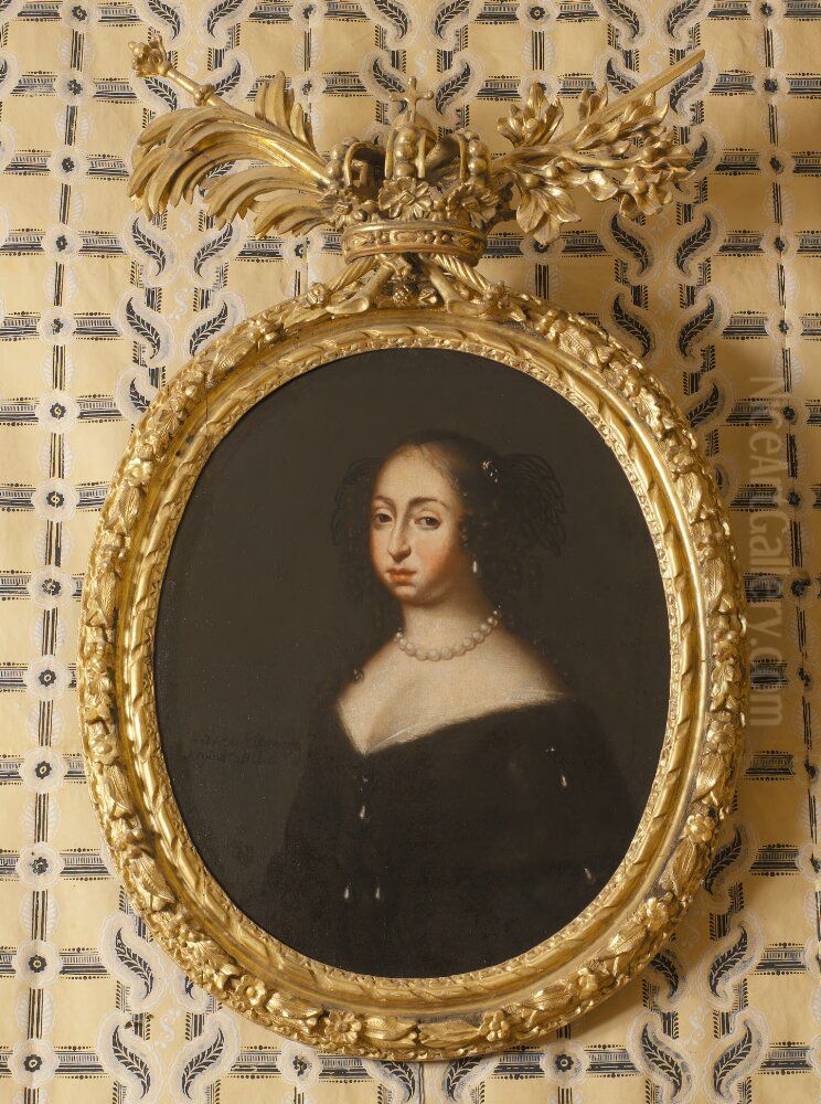 Hedvig Eleonora, 1636-1715, drottning av Sverige Oil Painting by David Klocker Ehrenstrahl