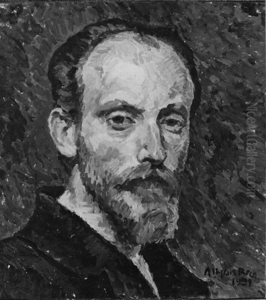 Almar Bech (1876-1950), artist Oil Painting by Almar Bech