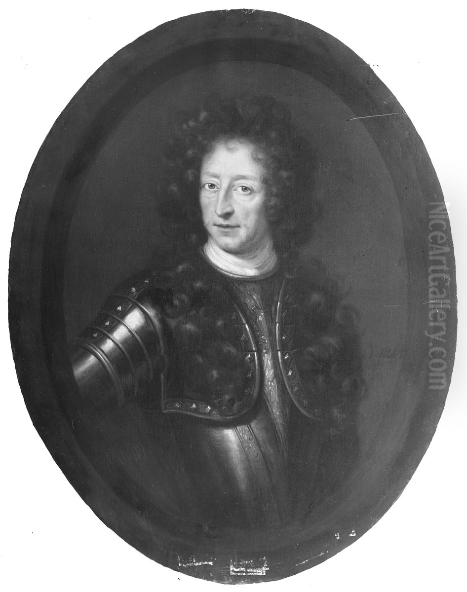 Hans Wachtmeister af Johannishus, 1641-1714 Oil Painting by David Klocker Ehrenstrahl