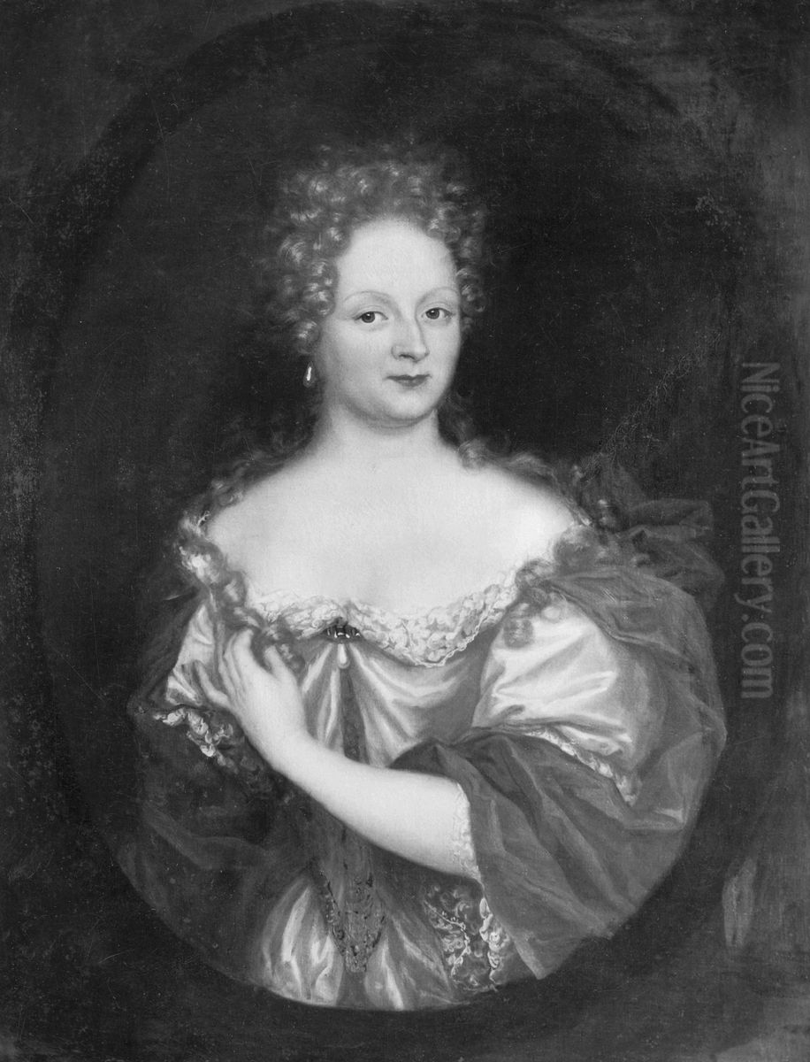 Okand dam (Wachtmeister?) Oil Painting by Martin Mytens