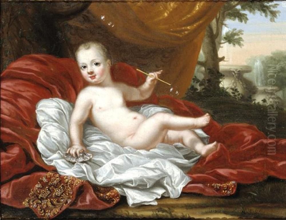 Ulrik, (1684-1685), Prince of Sweden and Pfalz-Zweibrucken Oil Painting by Anna Maria Ehrenstrahl
