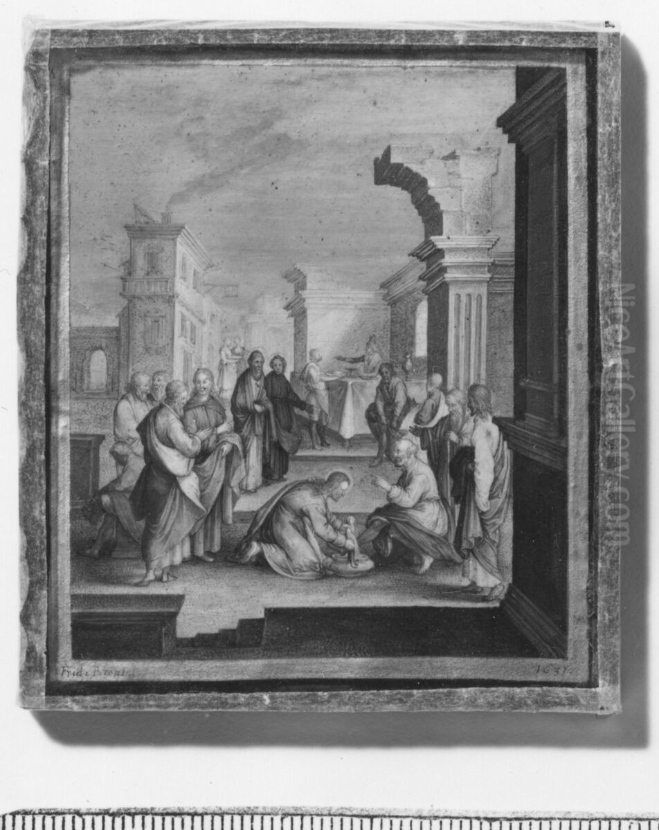 Szenen aus dem Leben Jesu Oil Painting by Friedrich The Elder Brentel