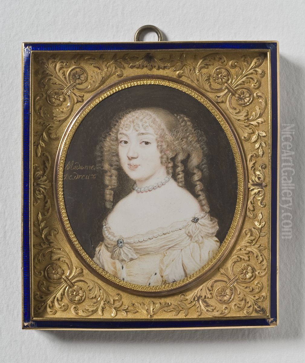 Madame de Dreux Oil Painting by Jean Petitot