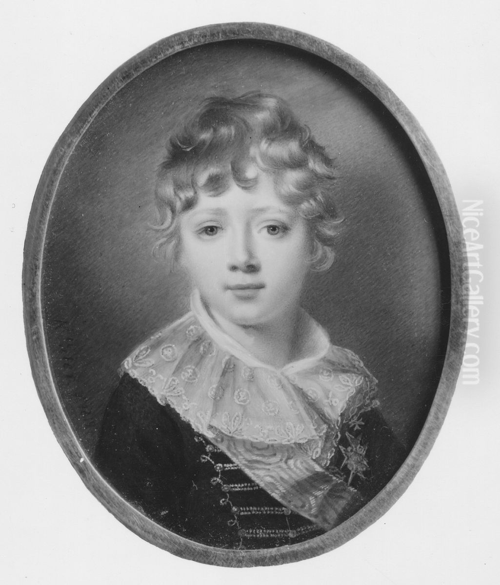 Gustav (1799-1877), prins av Vasa Oil Painting by Johann Dominik Bossi