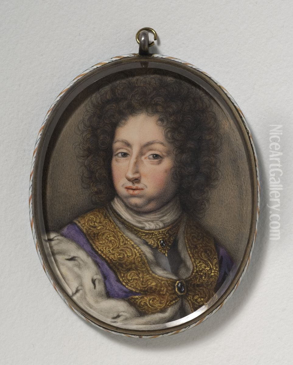 Karl XI Oil Painting by Arvid Karlsteen