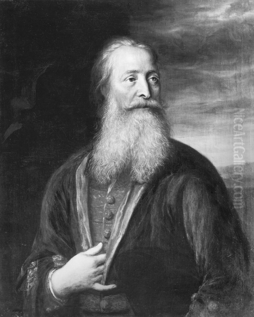 Fritz Wachtmeister (1646-1723), Baron and Major General Oil Painting by Martin Mytens