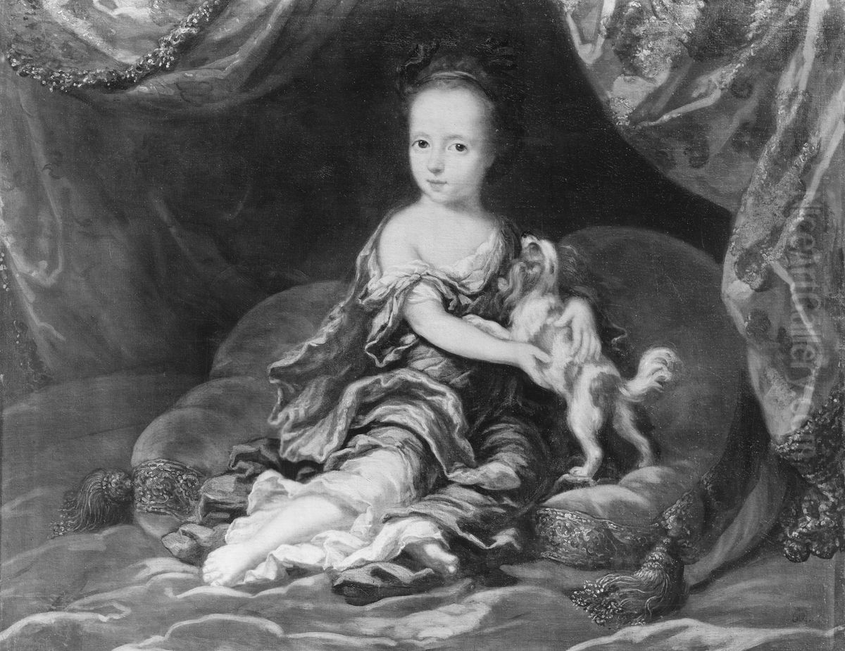 Ulrika Eleonora d.y., 1688-1741, drottning av Sverige Oil Painting by David Klocker Ehrenstrahl
