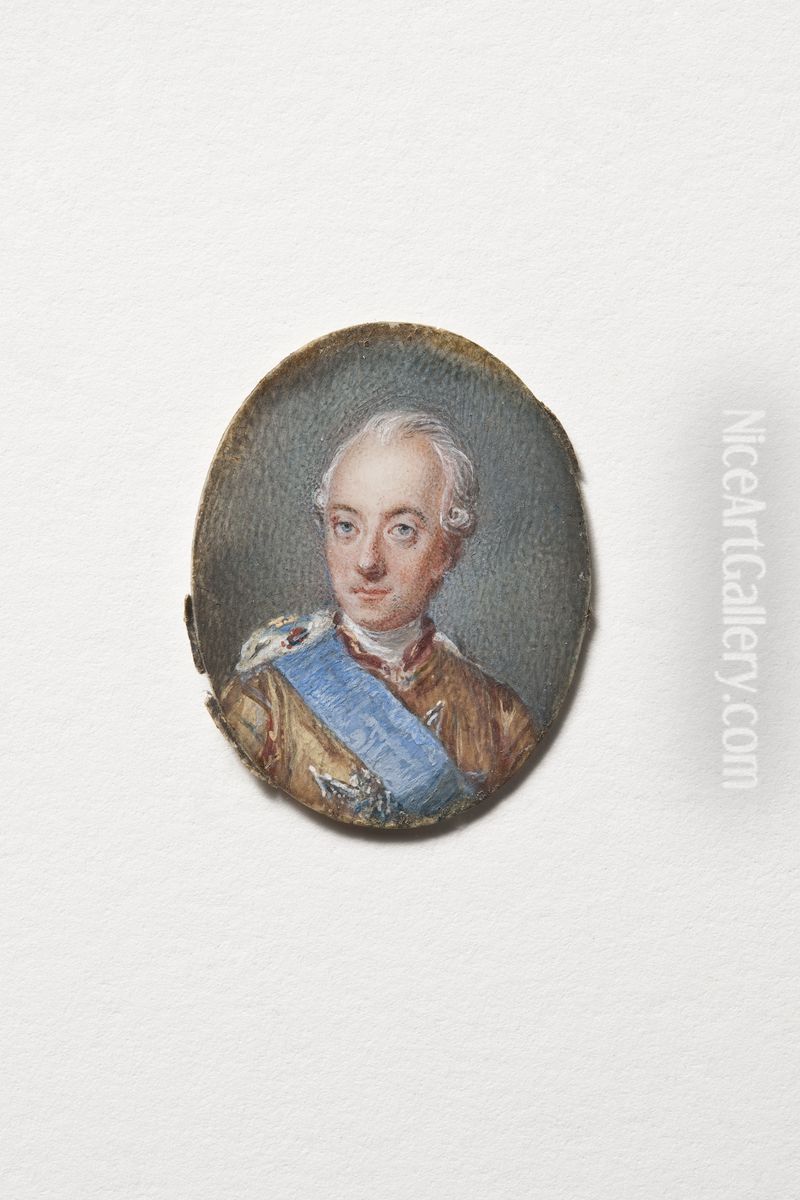 Karl (XIII) (1748-1818) hertig av Sodermanland Oil Painting by Cornelius Hoeyer