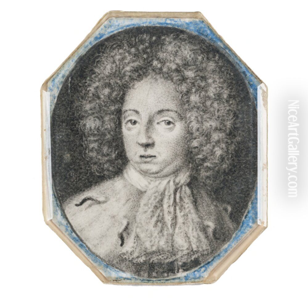 Karl XI, King of Sweden Oil Painting by Arvid Karlsteen