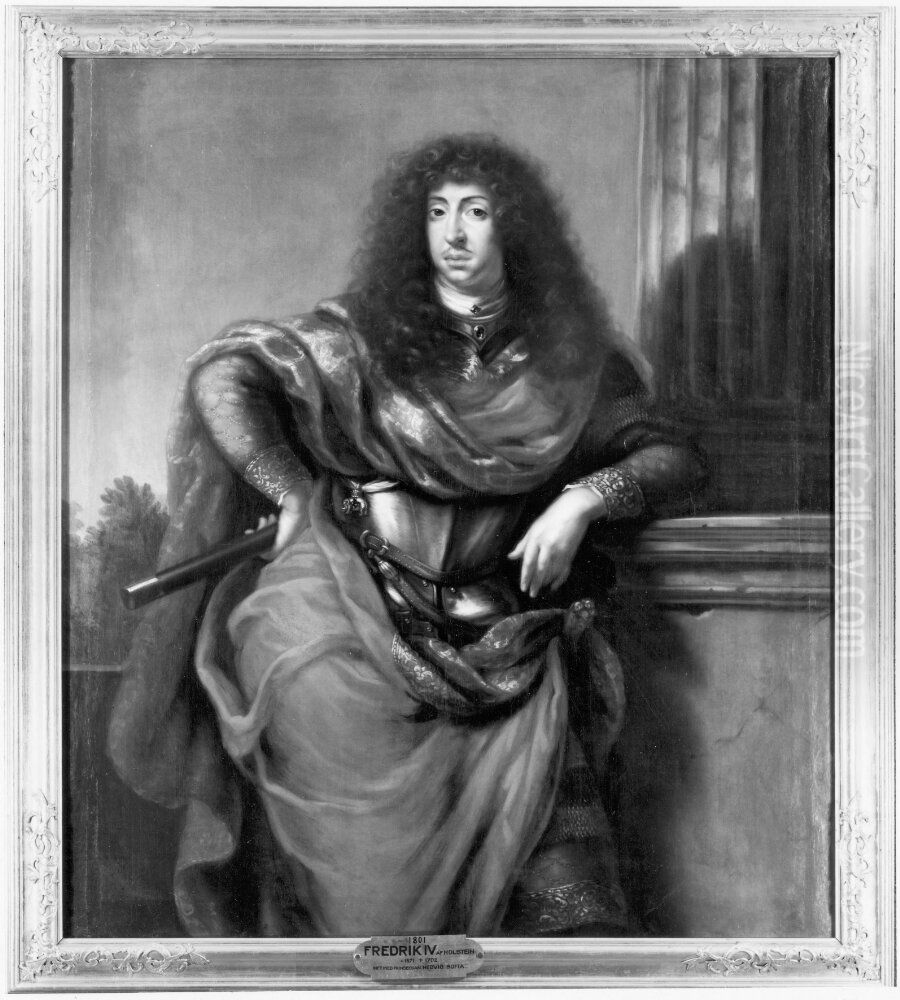 Kristian Albrekt (1641-1694), Duke of Holstein-Gottorp, married to Fredrika Amalia of Denmark Oil Painting by David Klocker Ehrenstrahl