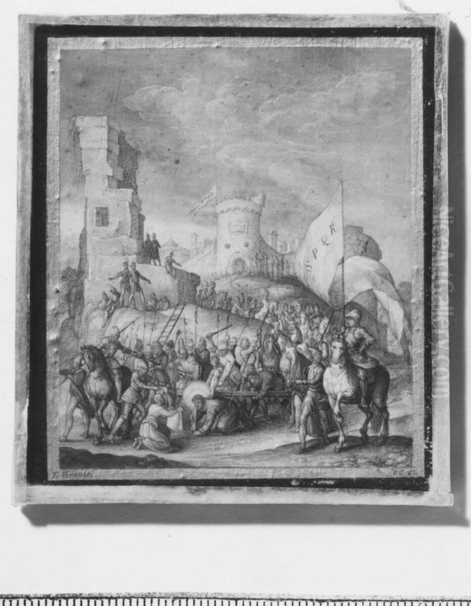 Szenen aus dem Leben Jesu Oil Painting by Friedrich The Elder Brentel