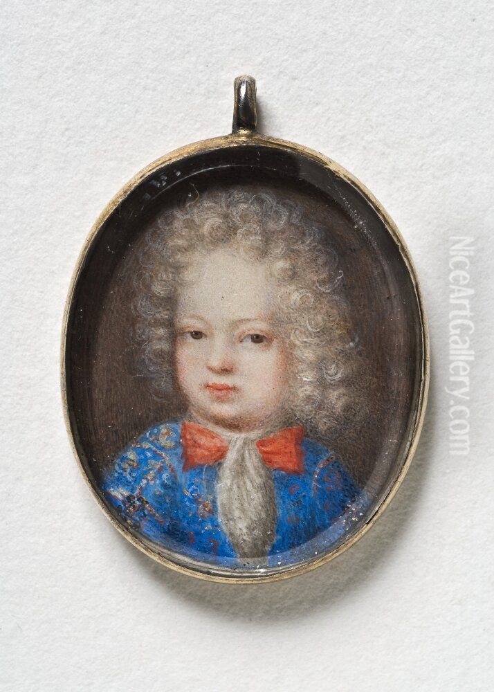 Karl XII at four years of age Oil Painting by Elias Brenner