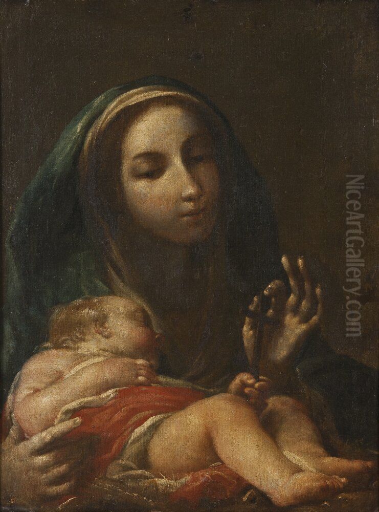 Madonna and Child Oil Painting by Giuseppe Maria Crespi
