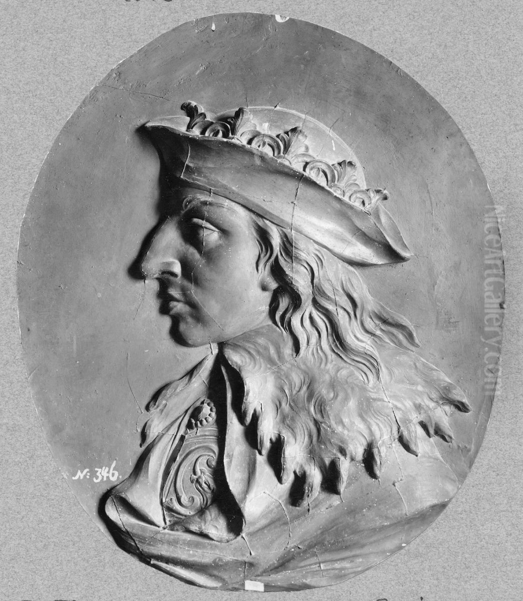 Okand man kallad dels Erik den helige och Karl XI, 1655-1697 Oil Painting by Daniel Fehrman