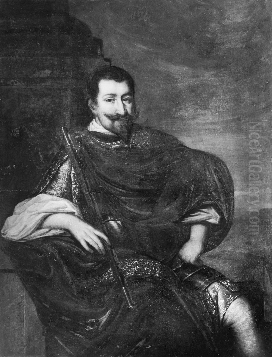 Jakob Duwall Oil Painting by David Klocker Ehrenstrahl