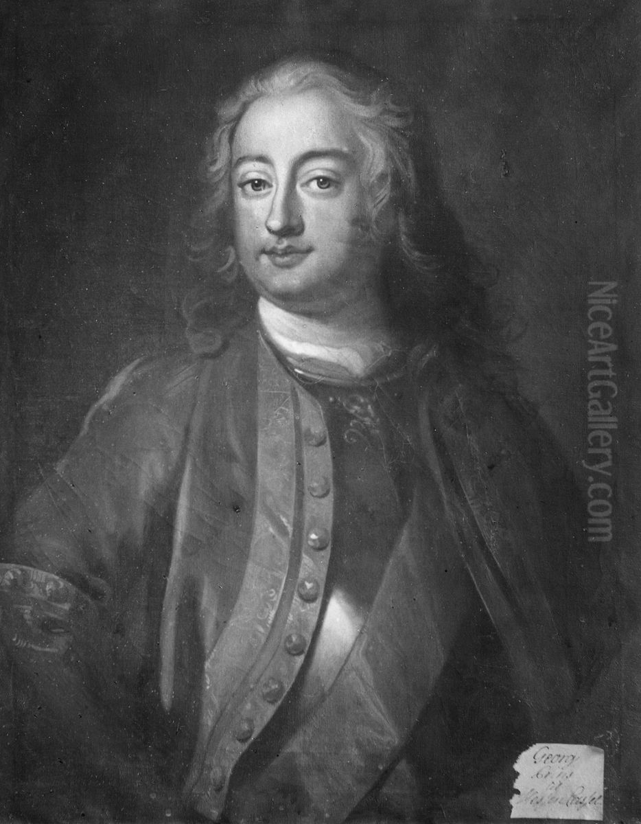 Georg, 1691-1755, prins av Hessen-Kassel Oil Painting by Georg Engelhard Schroder