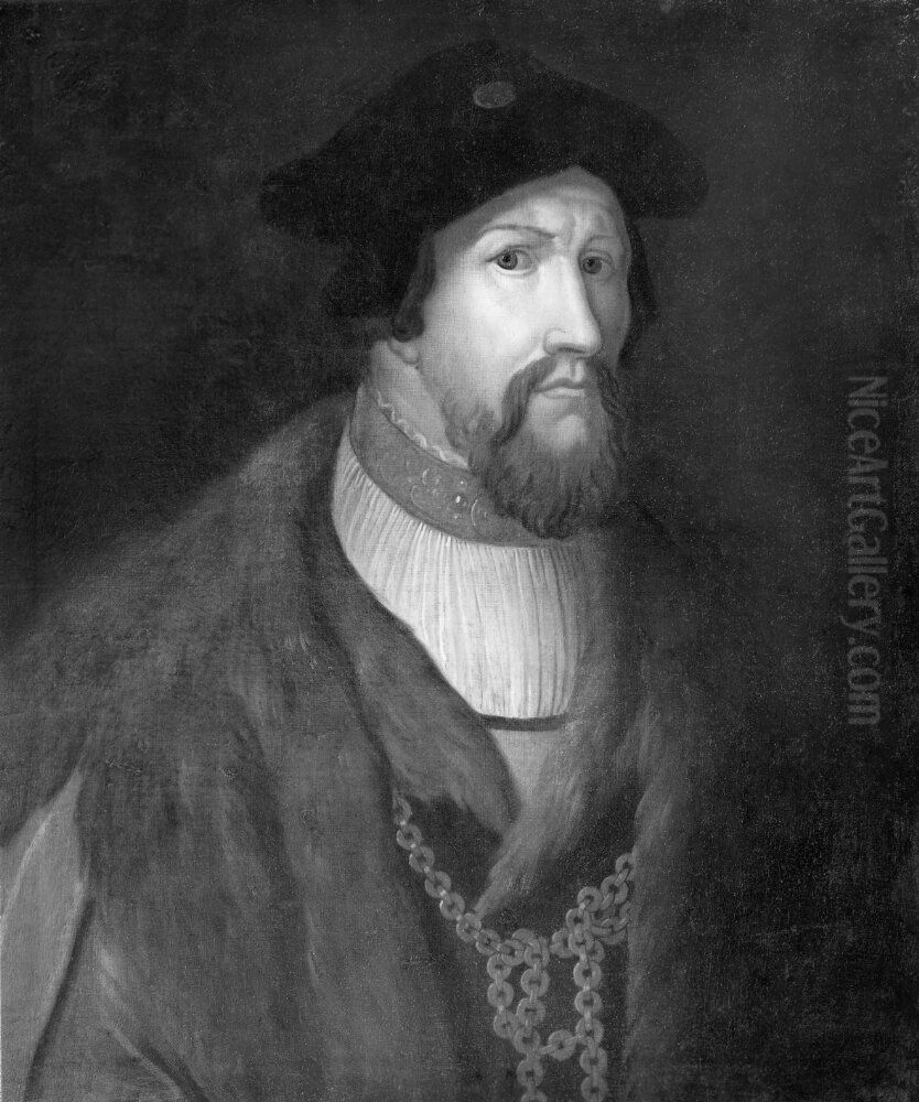 Vladislav II konung av Bohmen konung av Ungern Oil Painting by David Frumerie