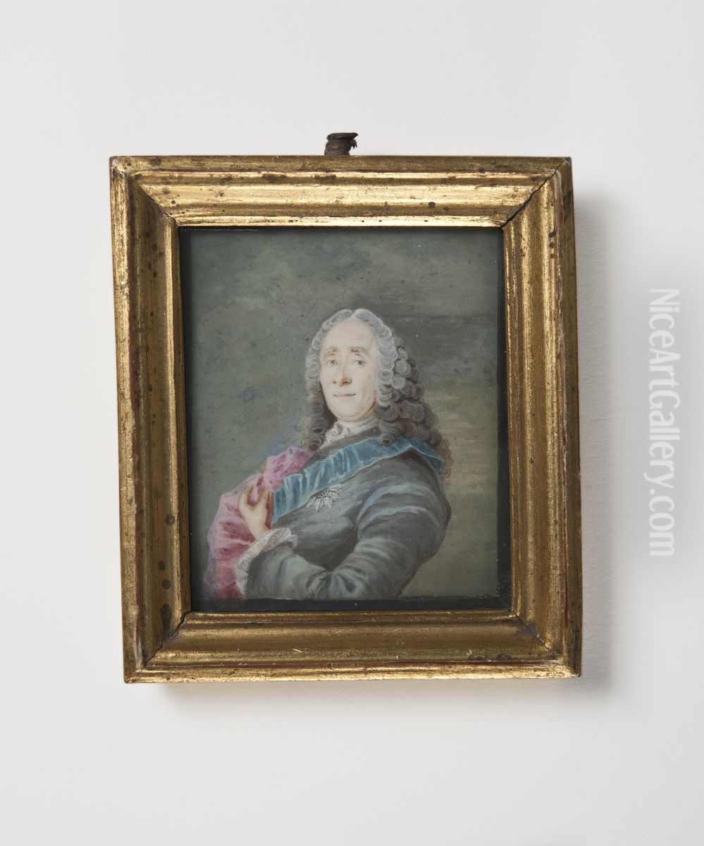 Johan Ludvig Holstein Oil Painting by Carl Gustaf Pilo