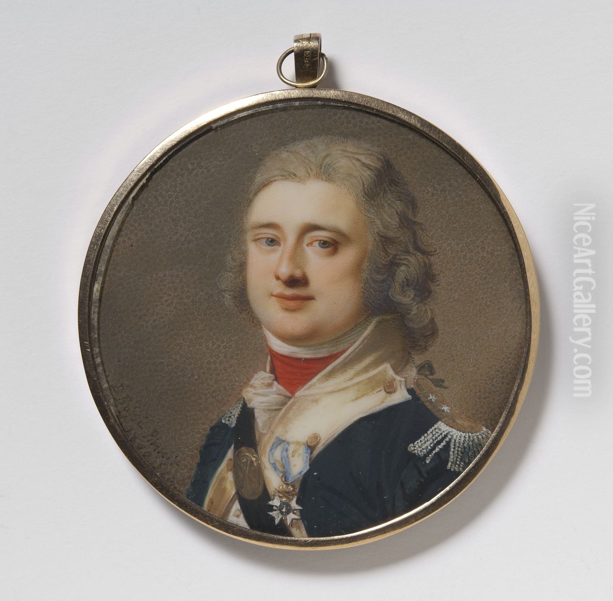 Axel Gabriel de la Gardie (1772-1838), greve Oil Painting by Johann Dominik Bossi