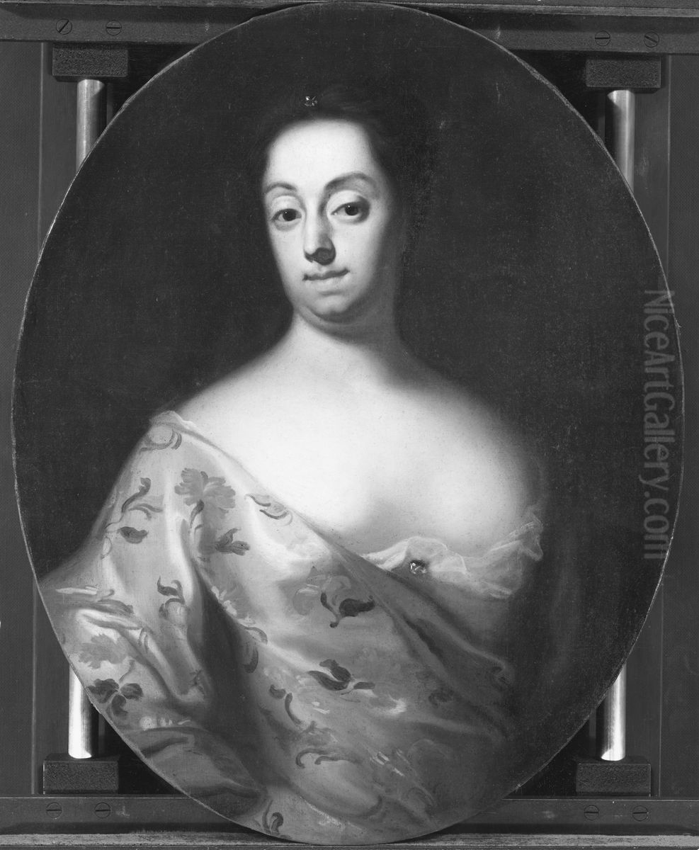 Ebba Maria Sparre (?), 1663-1740 Oil Painting by Georg Engelhard Schroder