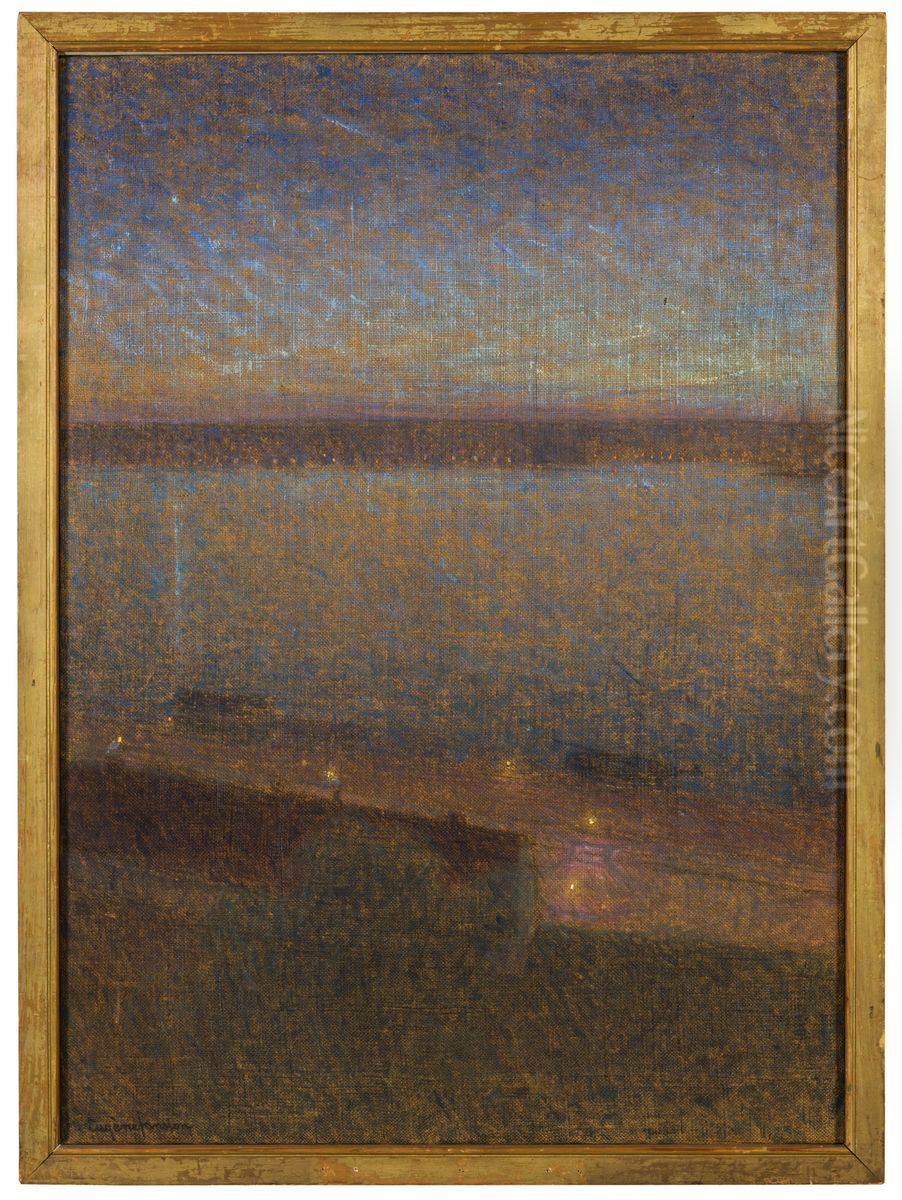 Majnatt Oil Painting by Eugene Jansson