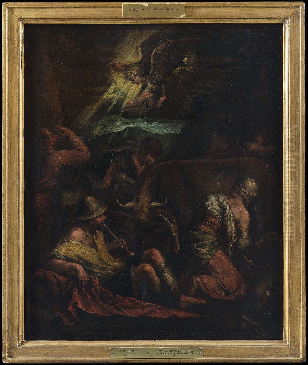 The Annunciation to the Shepherds Oil Painting by Jacopo Bassano