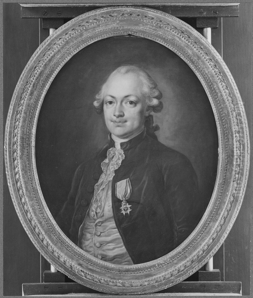 Erik Magnus Stael von Holstein (1749-1802), friherre, lojtnant, ambassador i Paris, gift med forfattaren Anne Louise Germaine Necker Oil Painting by Ulrika Pasch