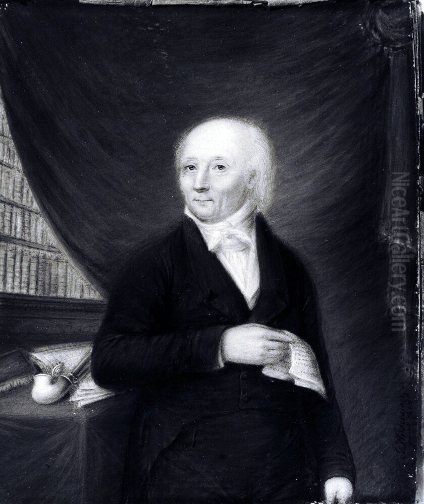 Paul Edvard Filen (1749-1829), kommerserrad Oil Painting by Anders Gustaf Andersson