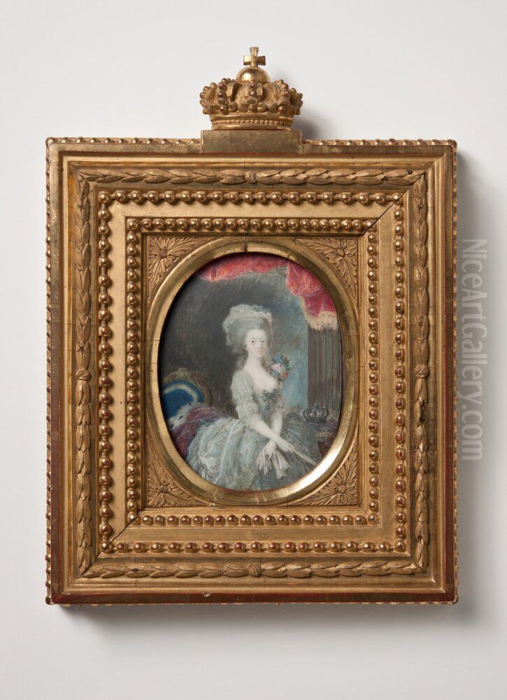 Queen Sofia Magdalena of Sweden Oil Painting by Philip Jean