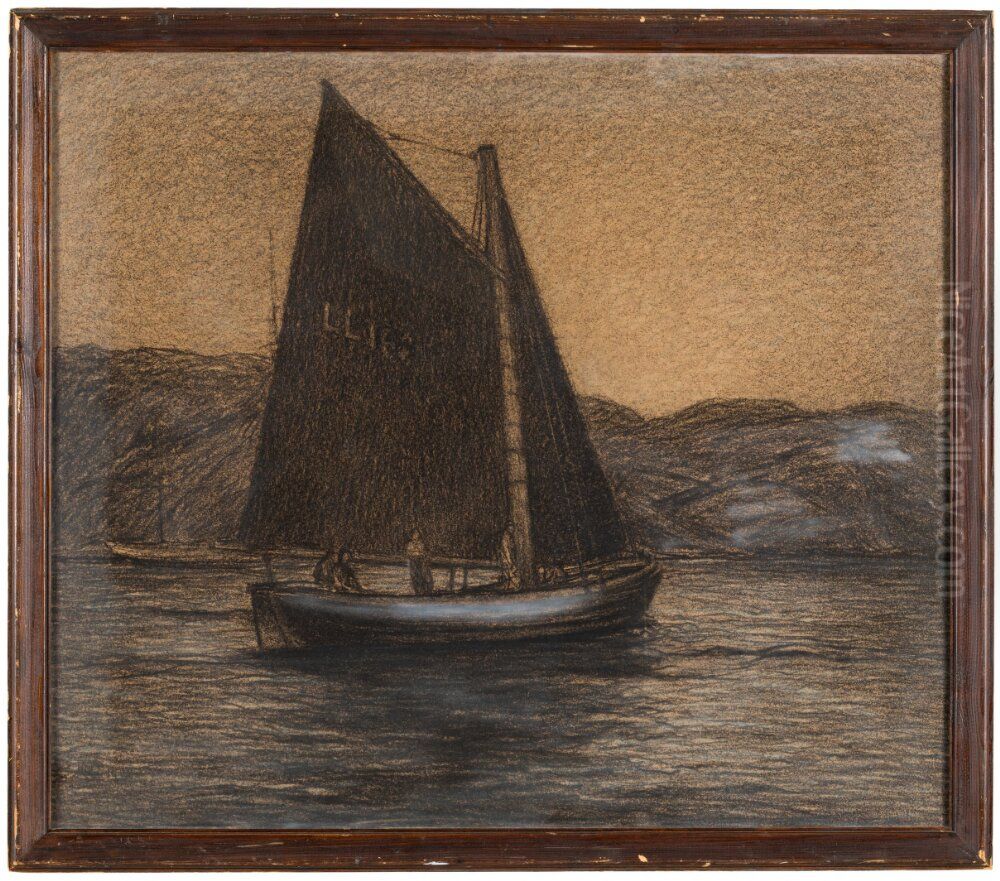 Drifter Oil Painting by Karl Nordstrom