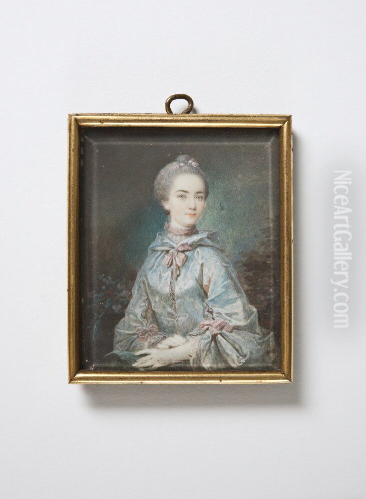 Okand kvinna Oil Painting by Cornelius Hoeyer