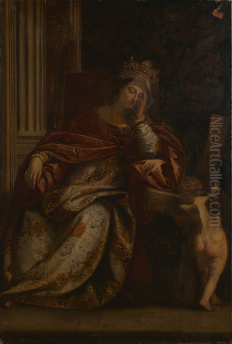 La vision de sainte Helene Oil Painting by Paolo Veronese (Caliari)