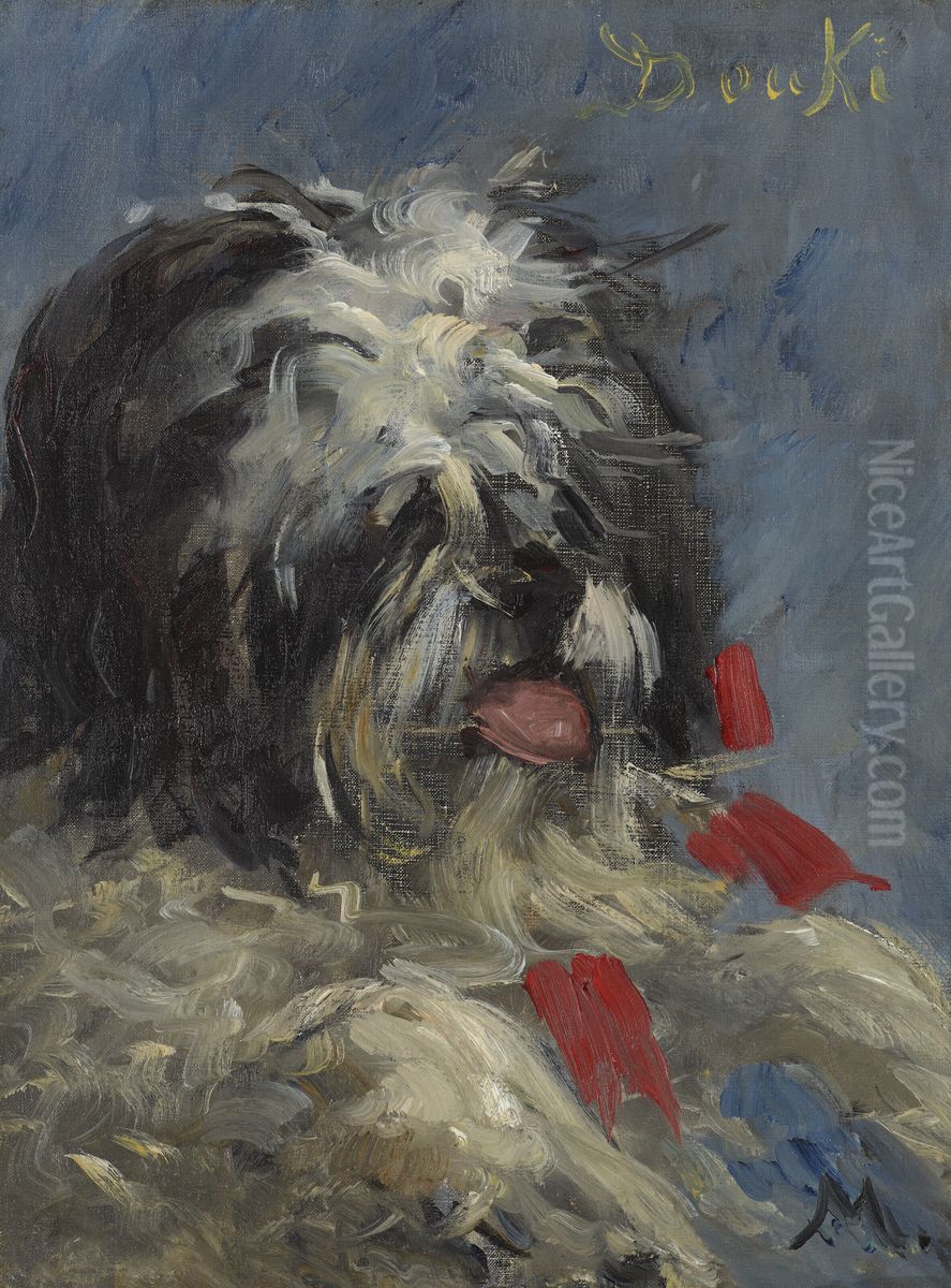 Le chien 'Donki' Oil Painting by Edouard Manet