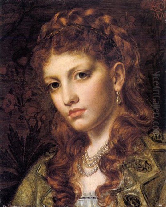 Fiammetta Oil Painting by Emma Sandys