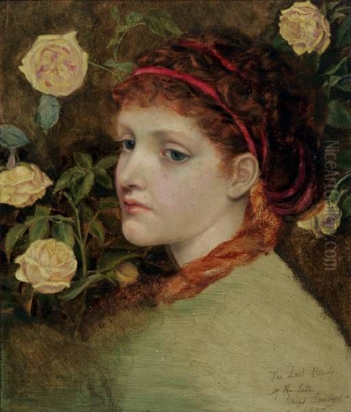 Study of a Head Oil Painting by Emma Sandys