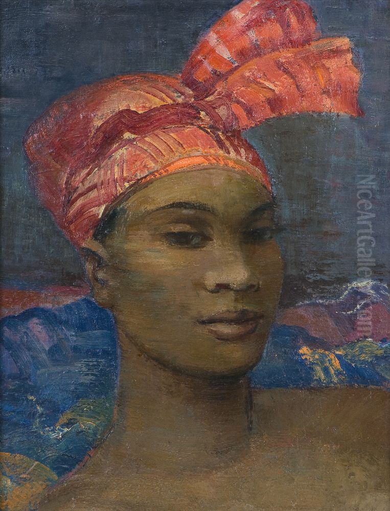 Mulatka Oil Painting by Georges Kars