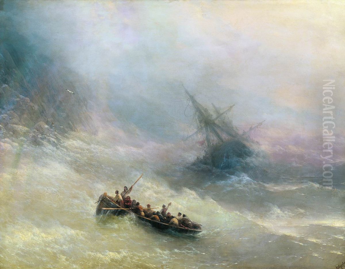 <<Raduga>> Oil Painting by Ivan Aivazovsky