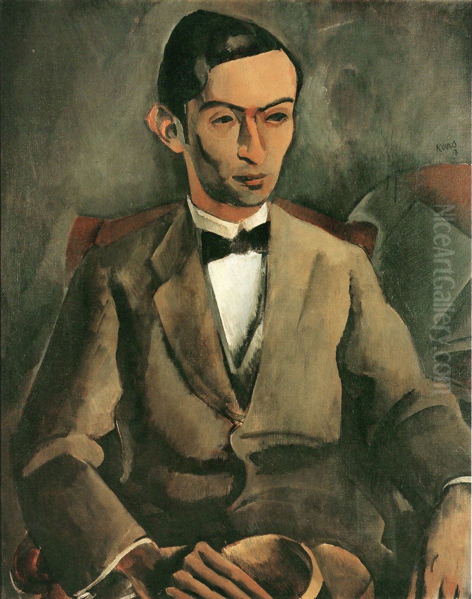 Podobizna Otty Gutfreunda Oil Painting by Georges Kars