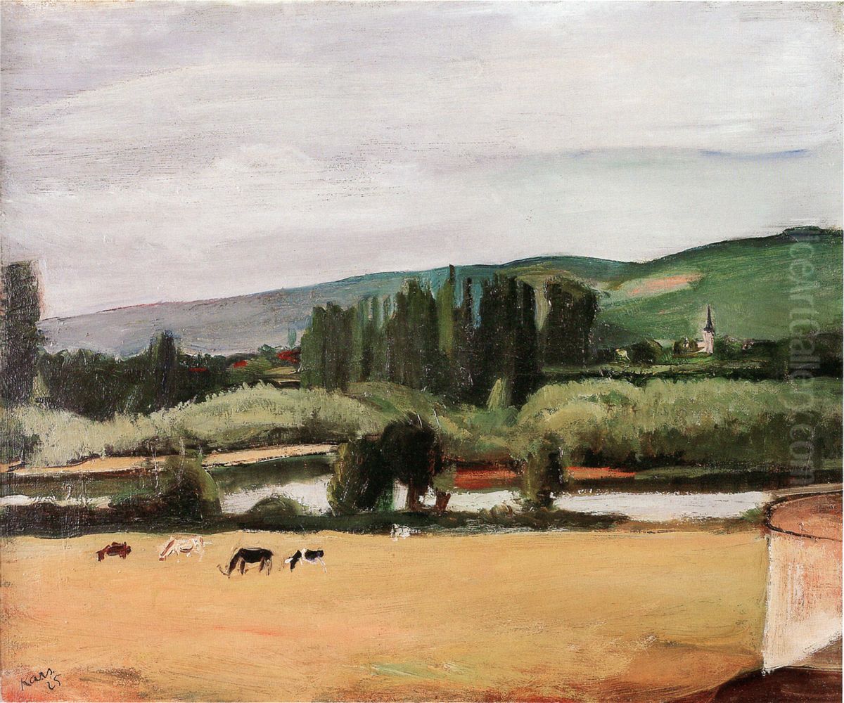 Krajina u Kralup Oil Painting by Georges Kars