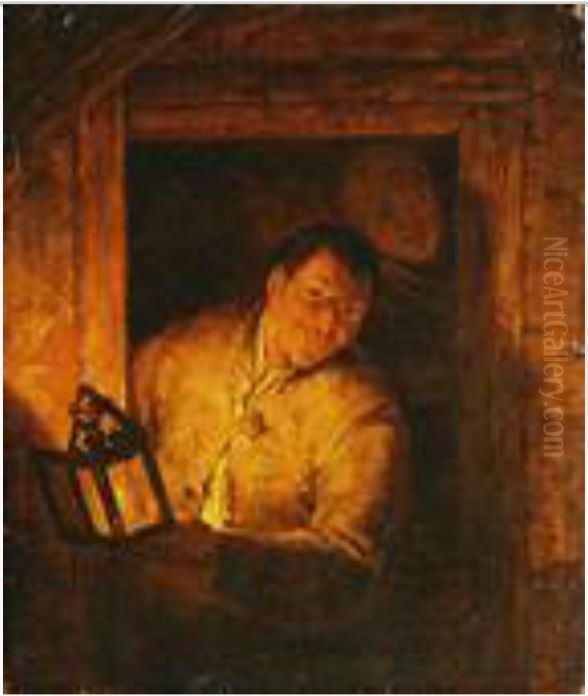 Lawyer reading in his study Oil Painting by Adriaen van Ostade