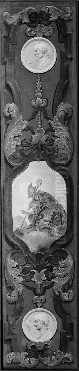 Ambrosius, kerkvader Oil Painting by Jacob de Wit