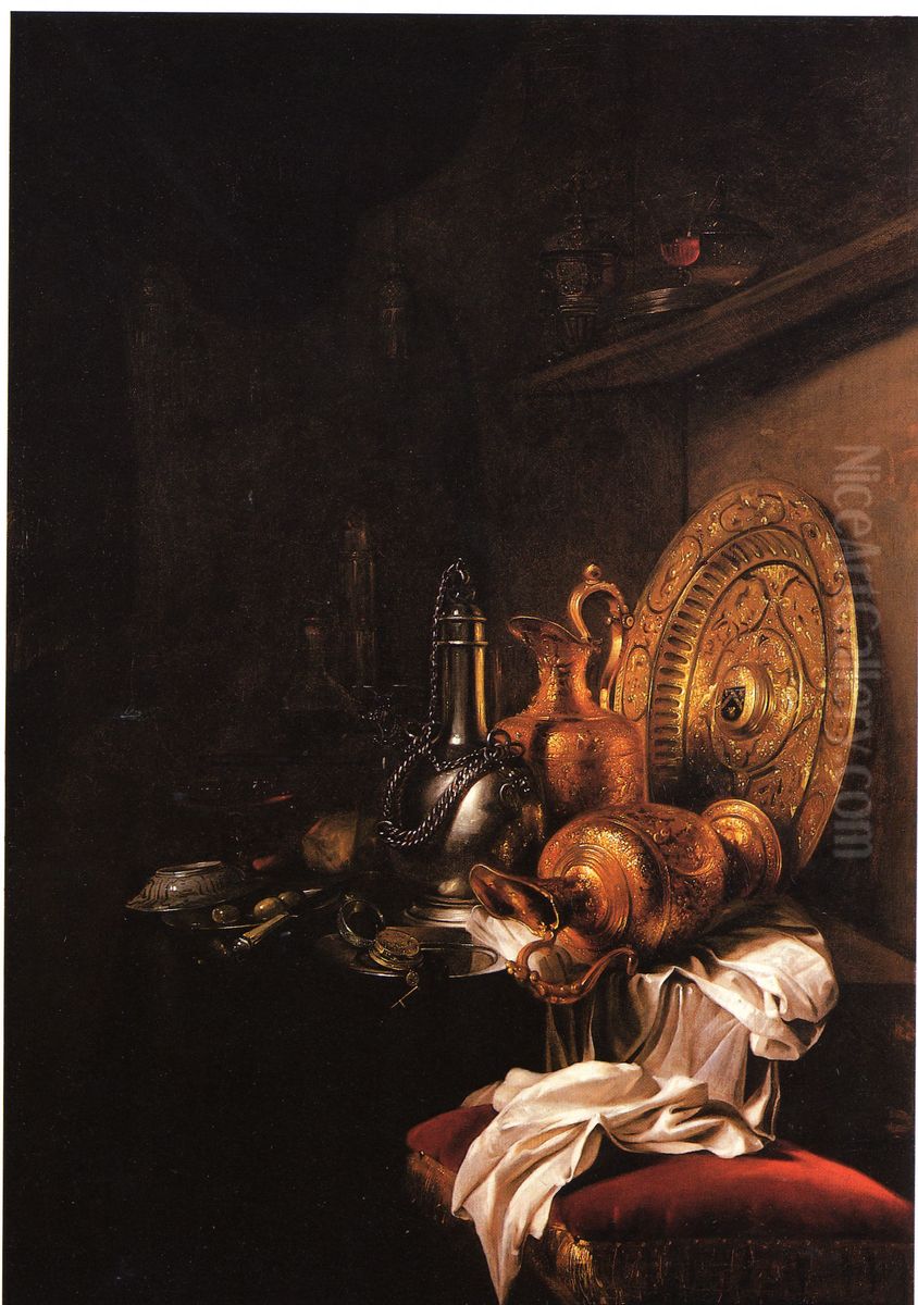 Pronkstilleven Oil Painting by Willem Kalf