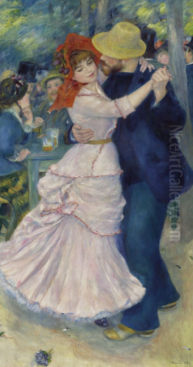 Tanok u Buzivali Oil Painting by Pierre Auguste Renoir
