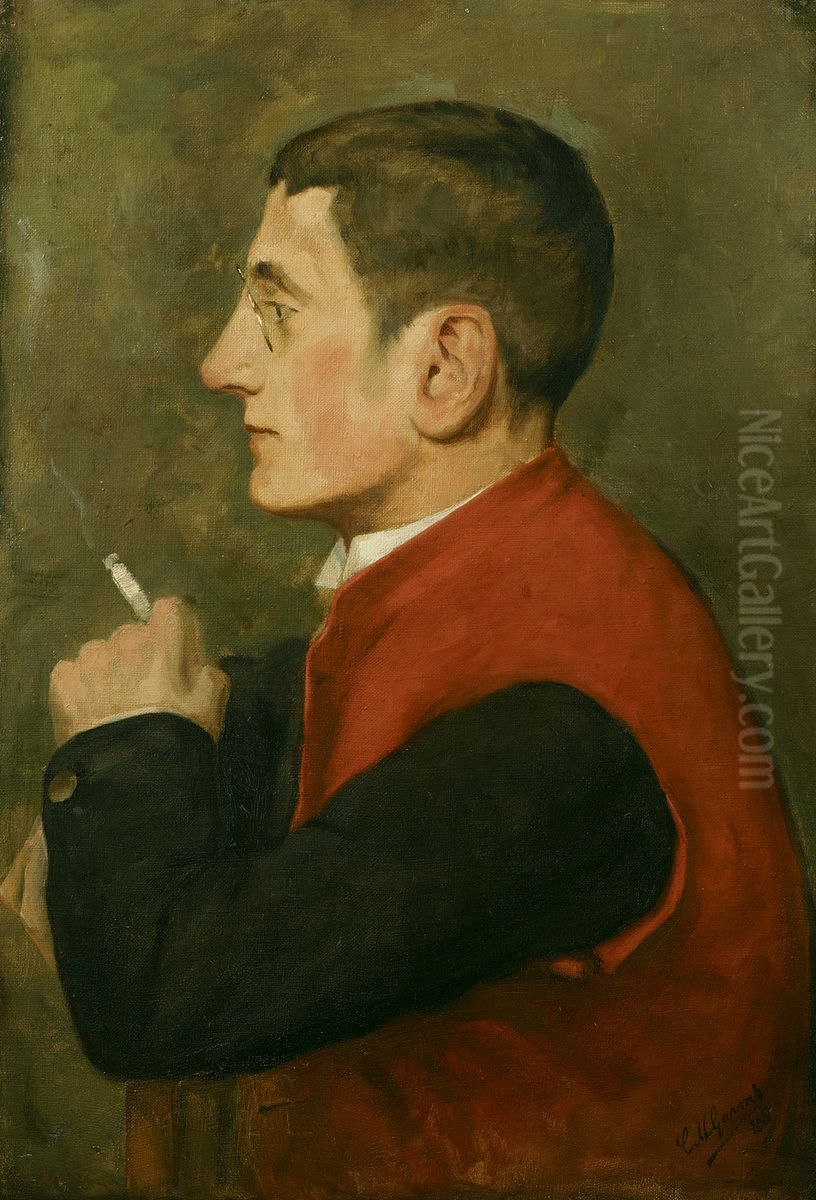 Marinus Johannes Steuven (1870-1944), burgerwees Oil Painting by Coenraad Garms