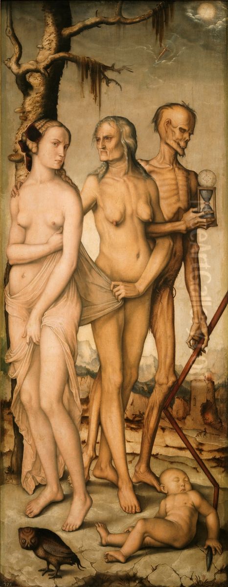 Die Lebensalter und der Tod Oil Painting by Hans Baldung Grien