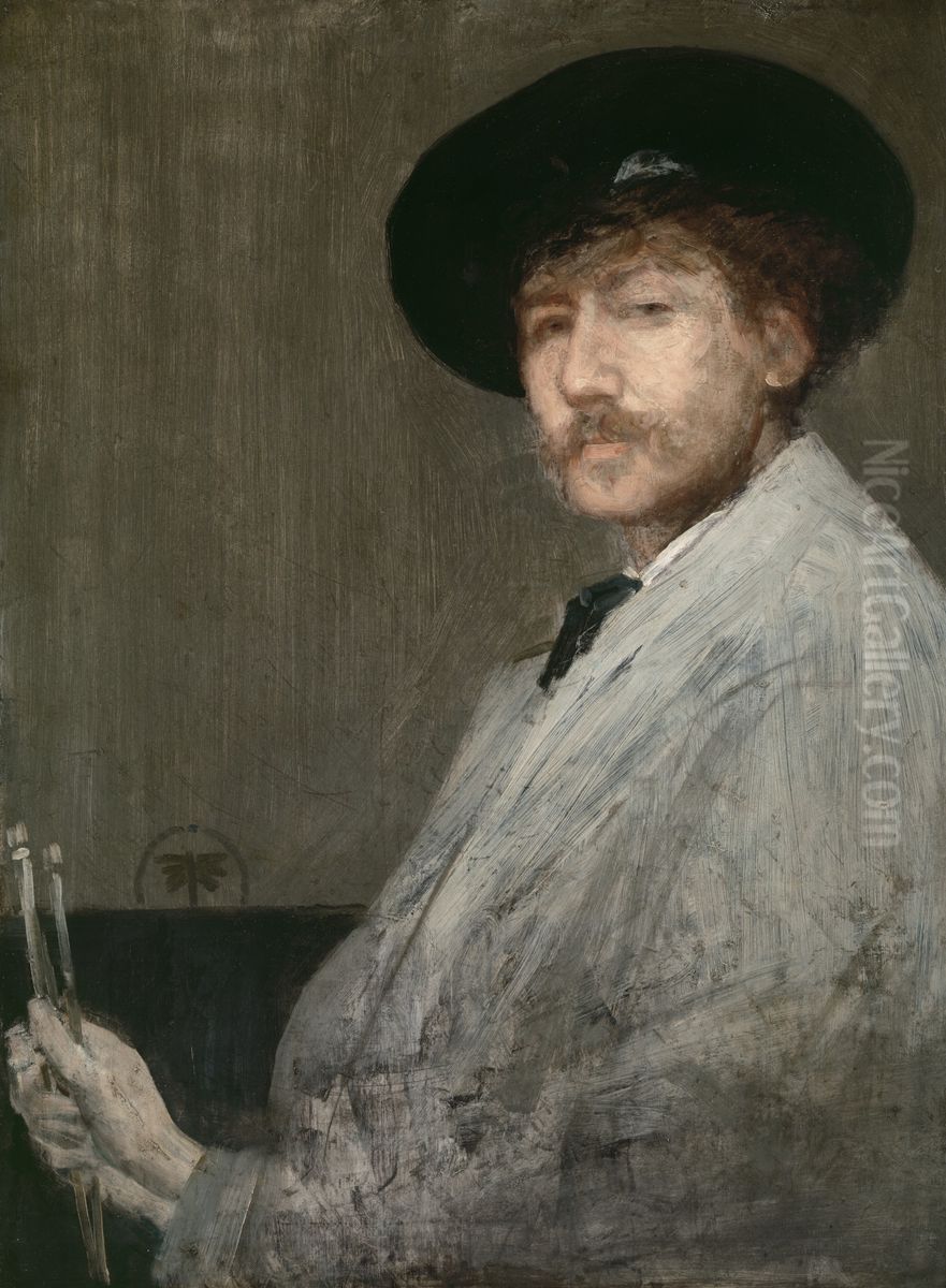 Portrait of the Painter Oil Painting by James McNeill Whistler