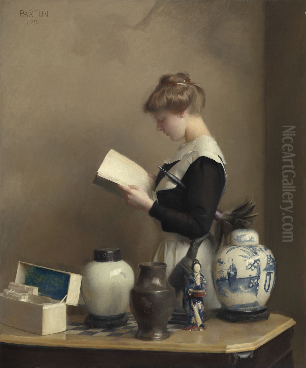 The House Maid Oil Painting by William McGregor Paxton