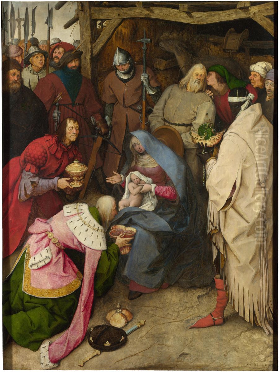 The Adoration of the Kings Oil Painting by Pieter Brueghel the Elder